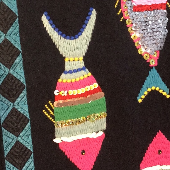 NWT Beautiful sequins fish dress 14P - Picture 2 of 8